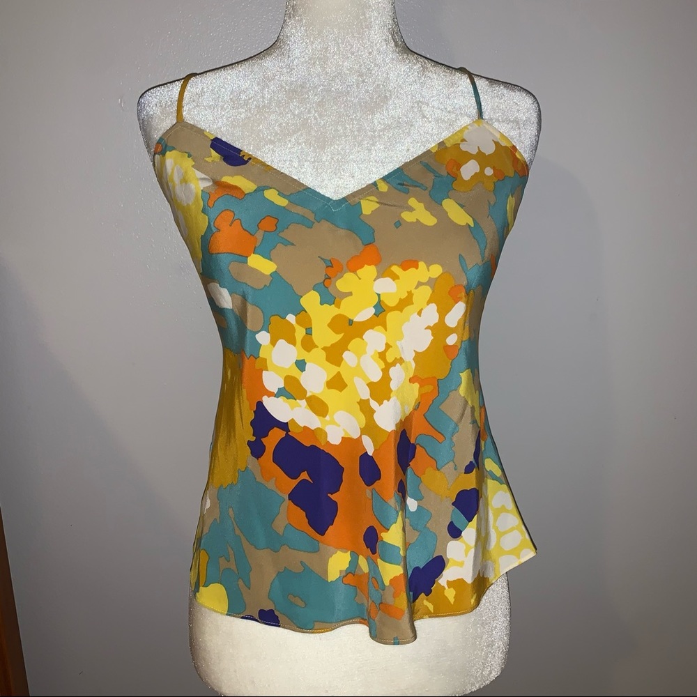 NWOT Diane Von Furstenberg Watercolor Tank Size 6